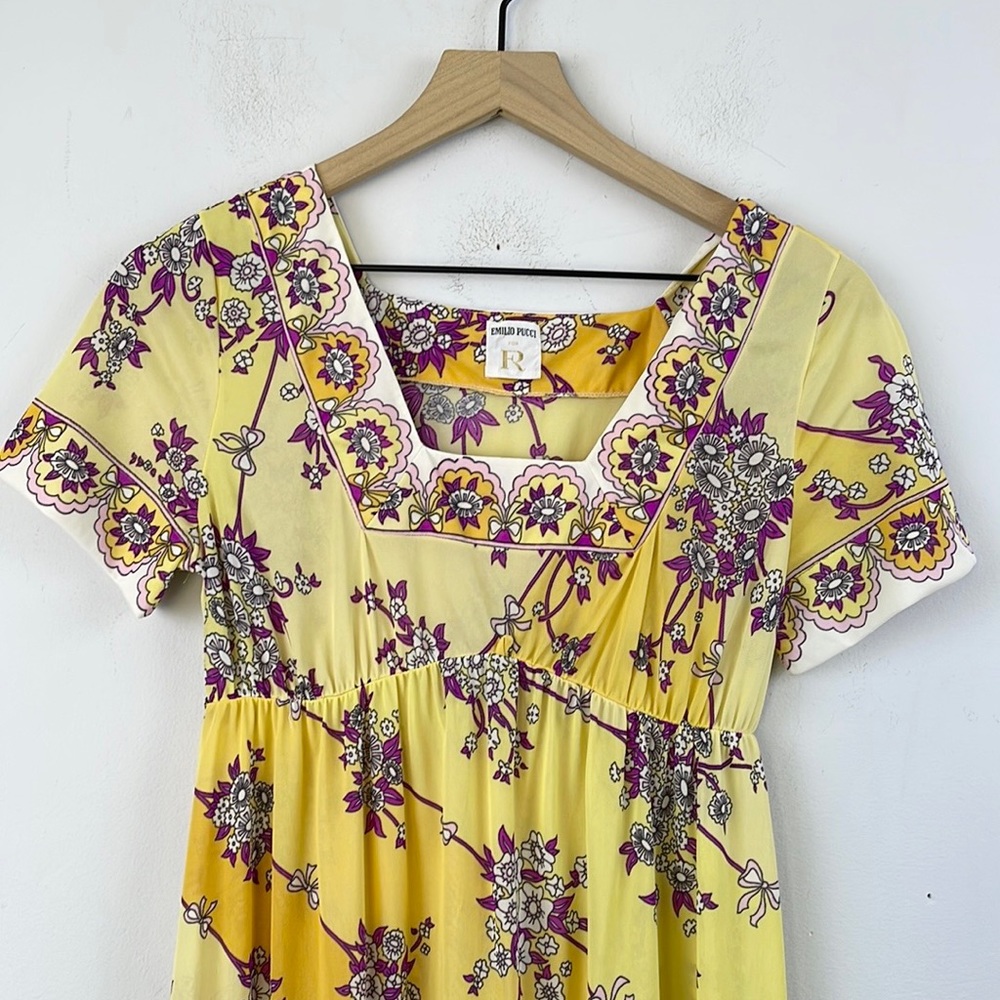Vintage Emilio Pucci Maxi Dress Size Small